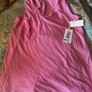 Z Supply Pink Sleeveless Muscle Tee